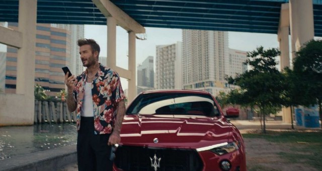 David Beckham trổ tài “đốt lốp” với tư cách là đại sứ thương hiệu mới của Maserati